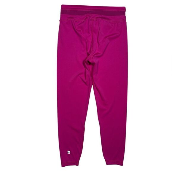 Sweaty Betty Phlox Pink All Day Crossover Waist 7/8 Activewear Leggings - Picture 3 of 10